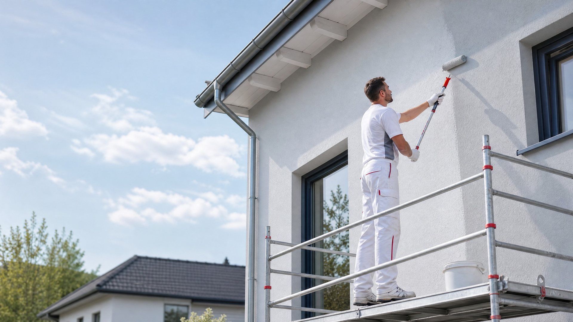 Fassadenanstrich planen: Die beste Jahreszeit und der richtige Ablauf