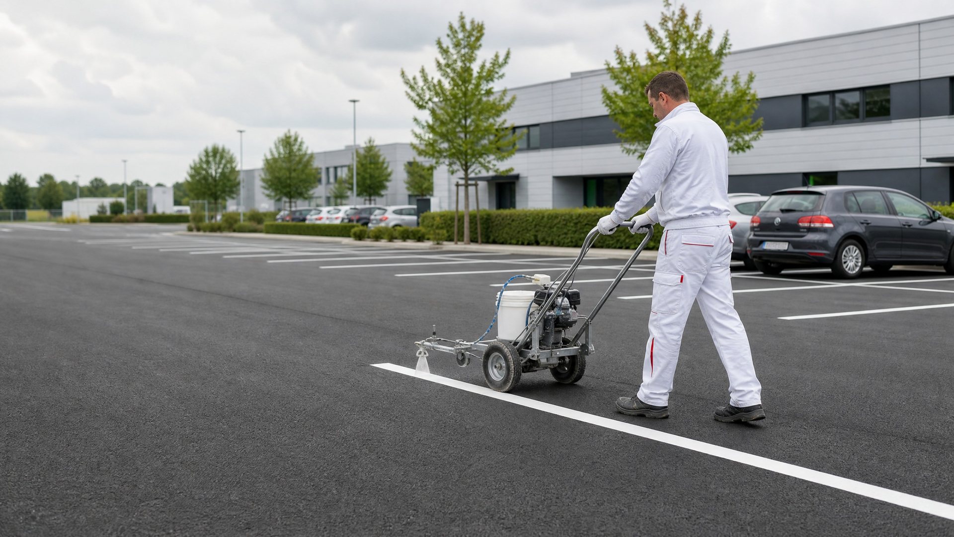 Parkplatzmarkierung: Sicherheit, Planung und langlebige Linien